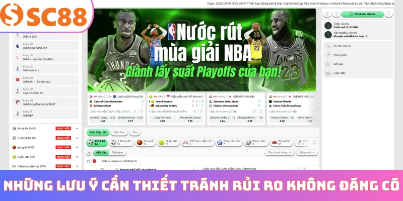 Những lưu ý cần thiết tránh rủi ro không đáng có